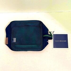 Tommy Hilfiger Navy Blue/Green Men's toiletries Bag NWT